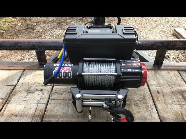 How to build a portable trailer winch - Harbor Freight Badlands 5000