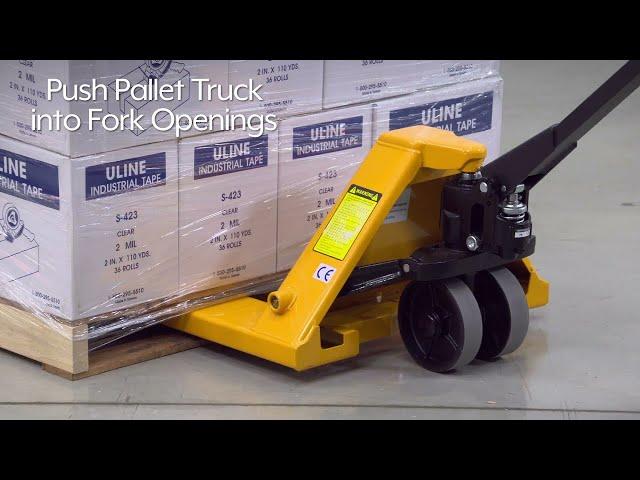 How to Use a Manual Pallet Jack Truck