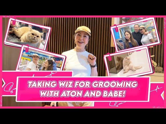 IT'S GROOMING DAY WITH WIZ LAUDE + Bonding with Aton! | Small Laude