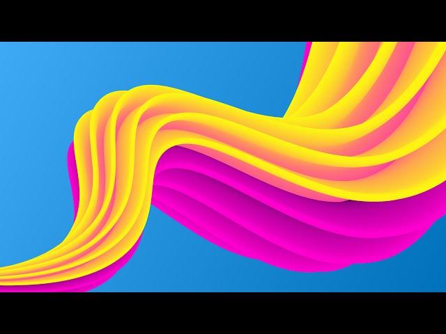 Fluid Color Abstract Background | Blend Tool | Adobe Illustrator | Full tutorial | Fiery Designs