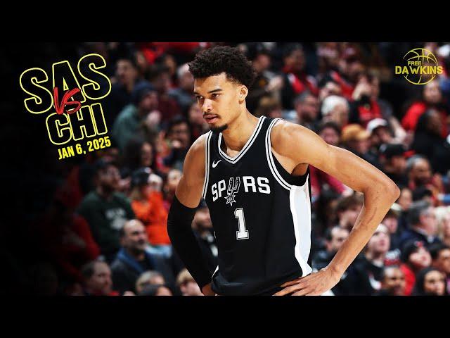 San Antonio Spurs Full Team Highlights vs Bulls | Jan 6, 2025 | FreeDawkins