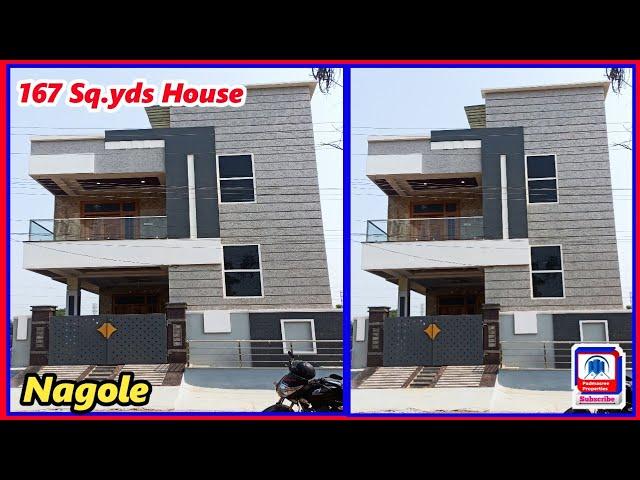 167 Sq.yds House For Sale in Hyderabad || G+1 House || Nagole || 3 BHK House || Padmasree Properties