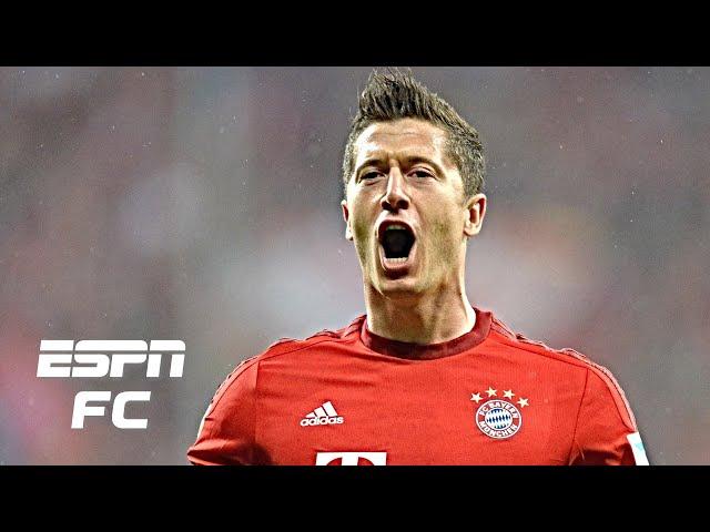 Robert Lewandowski scores 5 GOALS IN 9 MINUTES for Bayern Munich vs. Wolfsburg (2015) | Bundesliga