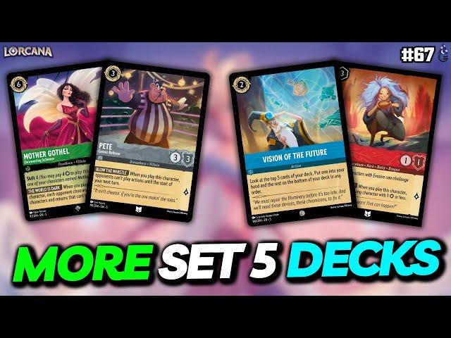 Set 5 Meta Begins!!! | New Set 5 (Shimmering Skies) Decks | Podcana Ep67 | Lorcana Podcast