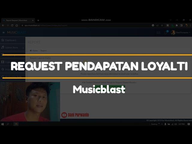 CARA REQUEST GAJI DARI MUSICBLAST |  ROYALTI MUSICBLAST ID