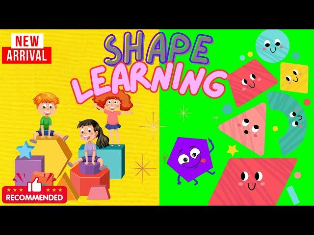 Shape Learning Video for Toddler | Nursery Rhymes | New Kids Song