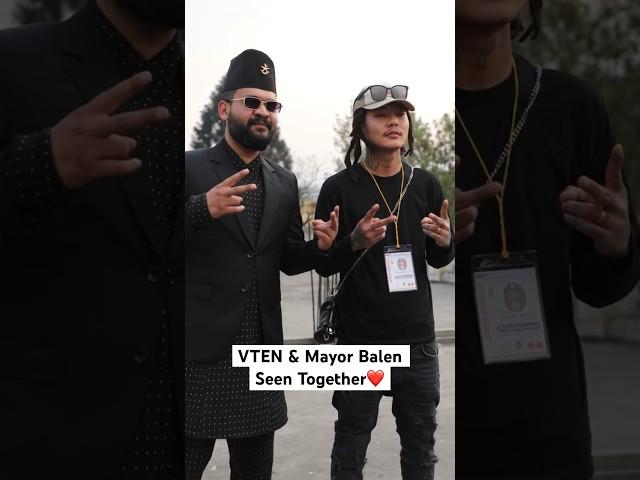 VTEN and Mayor Balen Seen Together  | @BalenShah & @VTENOfficial |