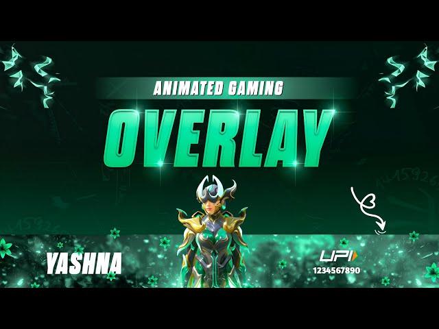 Make this 3D animated BGMI gaming OVERLAY on android || make professional gaming overlay ||