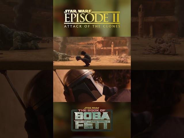 Star Wars: Attack of the Clones/Book of Boba Fett side-by-side