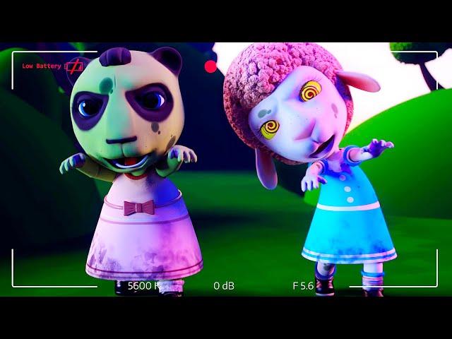 Friends Make Movie About Zombies | Cartoon for Children | Dolly and Friends