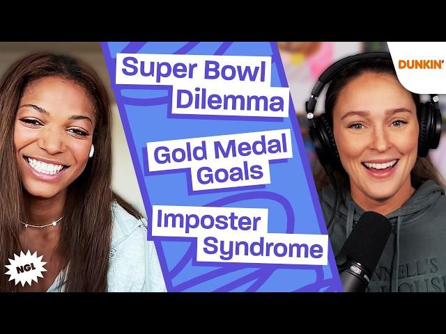 Kylie on Who She’s Rooting For in Super Bowl, Mile Gut Checks & Vogue Cover with Gabby Thomas | Ep 8