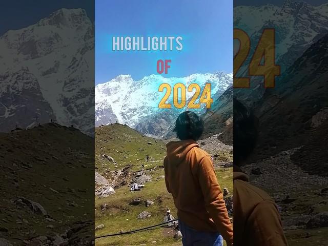 Highlights of 2024 #travel #vlog #youtube #love #trending #shorts #mountains #edit #transition #tour