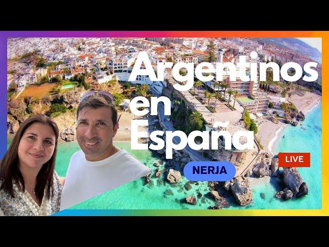 Argentinos #arg en España #esp | Expeiencias de vida | Nerja Malaga | #nerja  #live #2024 #malaga