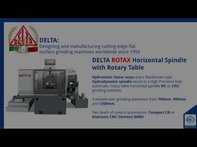 RK International Machine Tools Limited: DELTA Grinding Machines - 2016