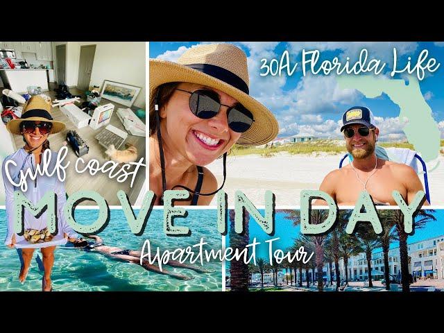 MOVING DAY | Florida | Apartment Tour | Beach Life | 30A