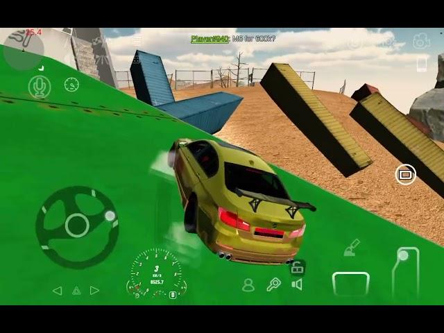 showing off the new map in mountain car parking  multiplayer