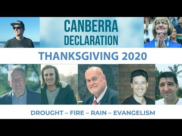 Thanksgiving 2020 Drought – Fire – Rain – Evangelism