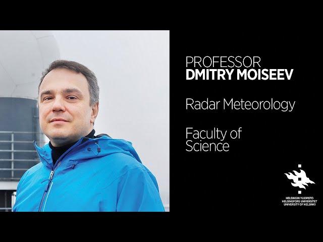 Dmitry Moiseev: The processes that manifest as rain and lightning | University of Helsinki