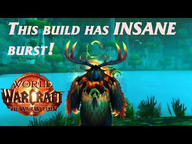 This build has amazing burst! - Balance druid pvp the war within 11.0.7