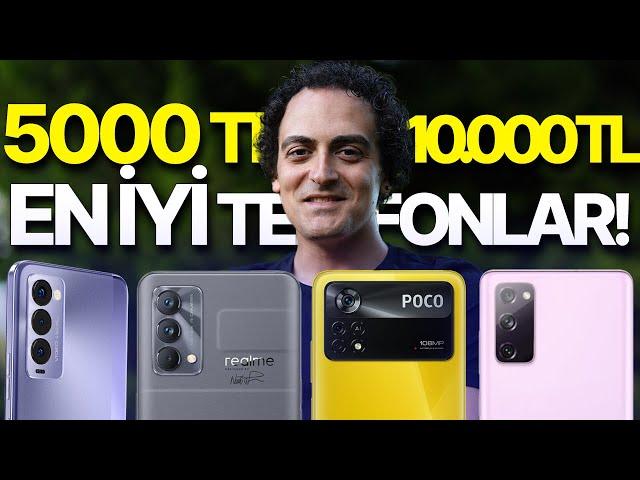 5000 TL ile 10.000 TL Arası Alınabilecek En İyi Akıllı Telefonlar! (Ağustos 2022)