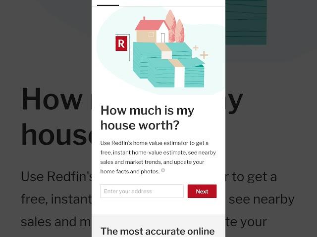 Check your home worth with Redfin #realestate #redfin #usrealestate