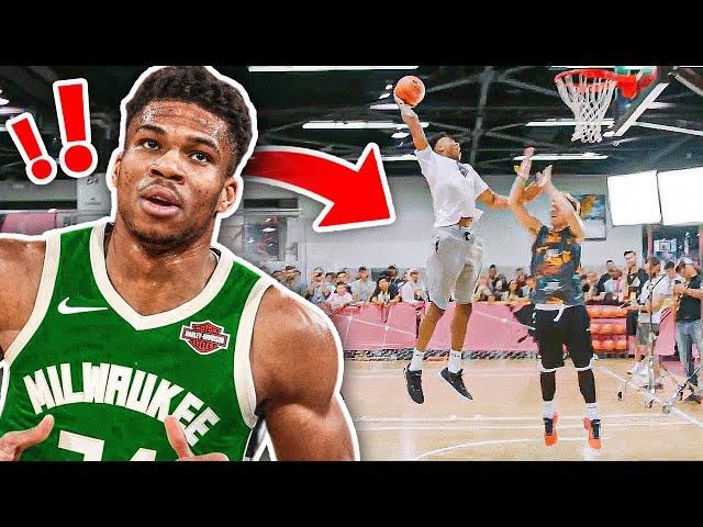 PLAYING BASKETBALL WITH NBA MVP GIANNIS ANTETOKOUNMPO