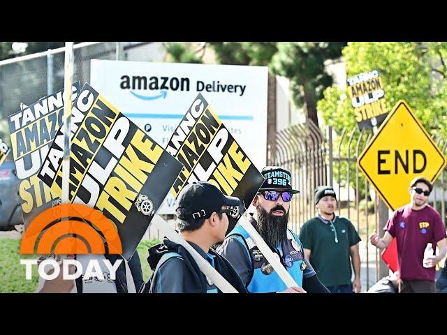 Amazon workers strike at 7 facilities, targeting holiday delivery rush