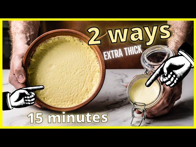 Ultimate Clotted Cream - From Any Cream In 15 Minutes