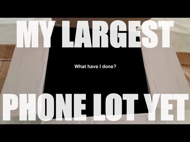 MASSIVE eBay Phone Lot Unboxing - 130 Phones!
