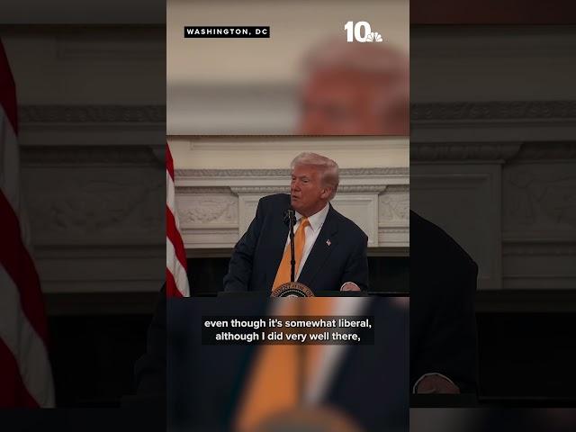 Trump gets into heated exchange with Maine Gov. Mills #nbc10 #wjar #news #trump #governors #politics