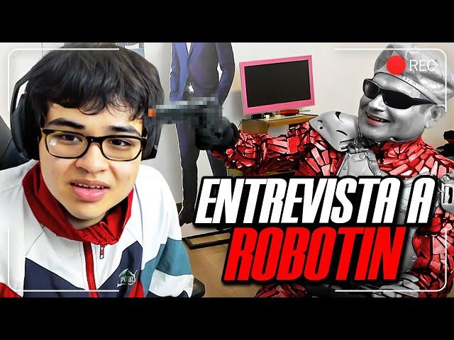 ROBOTIN ME VISITA a mi CASA y LO ENTREVISTO - Sacha Uzumaki