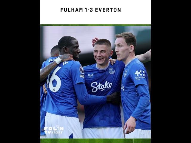 Fulham 1-3 Everton