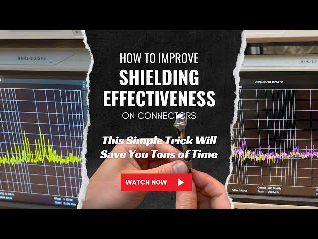 Simple Trick to Improve Shielding Effectiveness of a Screened Cable: Practical Demonstration