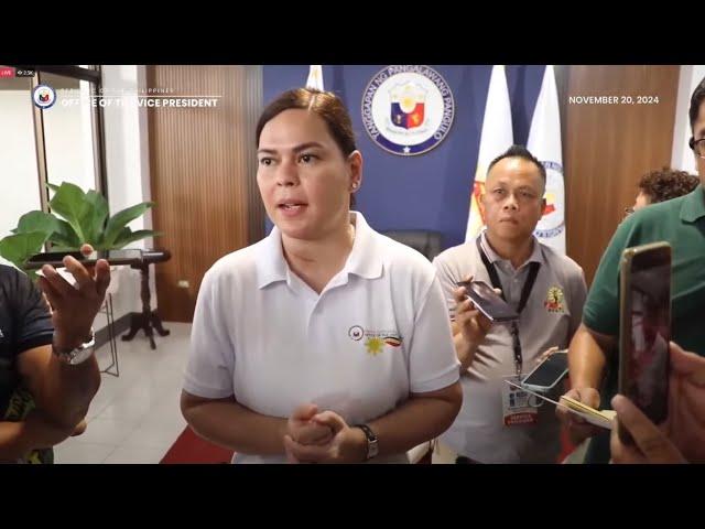 LIVE: VP SARA sinagot ang mga paratang ng mga TONGGRESSMAN