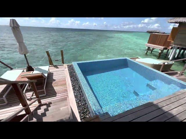 Huvafen Fushi Maldives | Ocean bungalow with pool | 160 sq m | room tour.