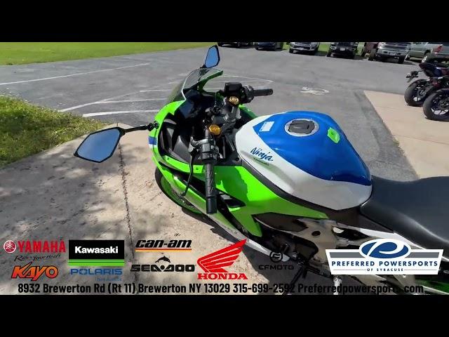 Kawasaki Ninja ZX 4RR 40th Anniversary Edition ABS Lime GreenPearl Crystal WhiteBlue