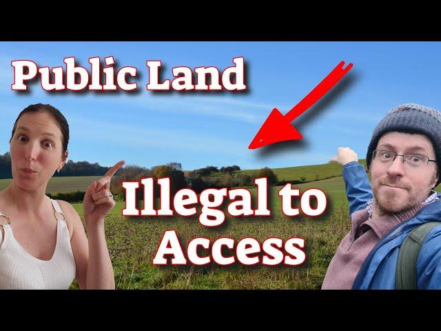 How is it Illegal to Access Public Land? - UK.