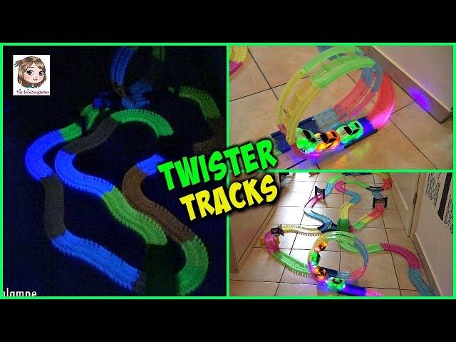 TWISTER TRACKS - Neon Rennbahn mit Looping und leuchtenden Autos | Review & Vorführung