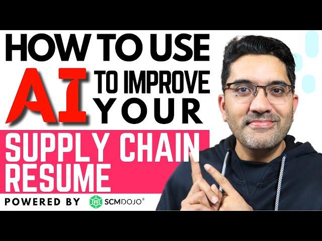 How to Use AI to Optimize Your Supply Chain Resume – Customized Tool for Professionals