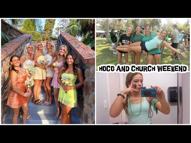 HOCO AND CHURCH WEEKEND  | VLOG#1939