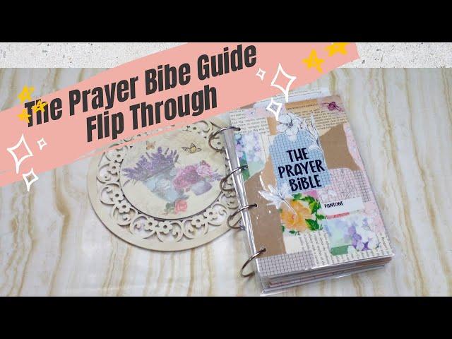 The Prayer Bible Guide Set Up Flip Through// Etched By Faith// The Maker Heart Studio