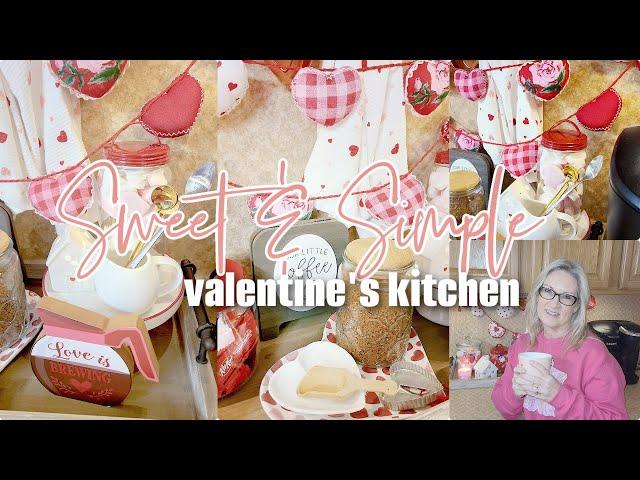 SWEET AND SIMPLE VALENTINE'S DECORATE WITH ME 2025 COFFEE BAR DECOR IDEAS ROBIN LANE LOWE