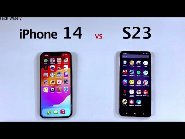 iPhone 14 vs Samsung S23 - Speed Performance Test