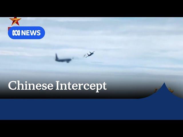 Chinese video appears to show 'dangerous' intercept of Australian aircraft | ABC News