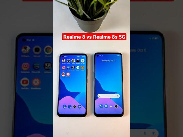 Realme 8 vs Realme 8s 5G Boot Speed Test #shorts #Shorts #realme8 #realme8s5g