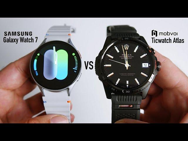 Galaxy Watch 7 vs Ticwatch Atlas Ultimate Smartwatch Comparison - Which one to Buy?