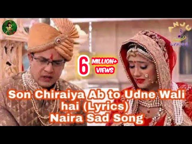 Son Chiraiya Ab to Udne Wali hai (Lyrics) Naira Sad Full Sad Song || Ye Rista Kya Kahlata Hai Song