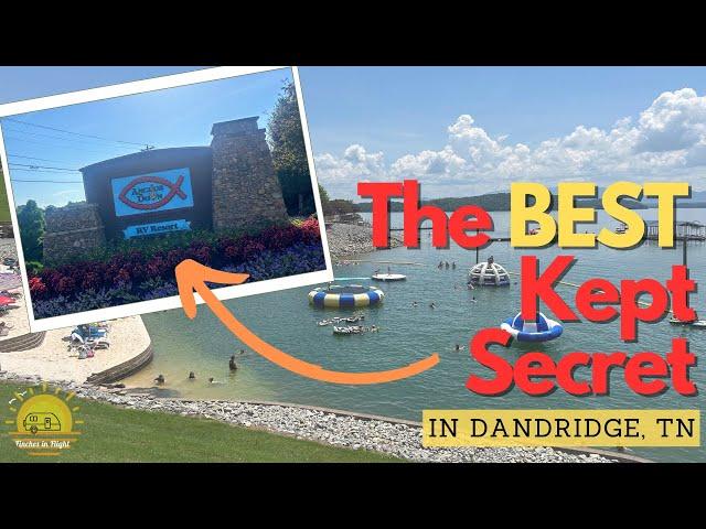 The BEST Kept Secret in Dandridge, TN - Anchor Down RV Resort - Campground Tour