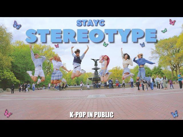 [KPOP IN PUBLIC NYC | ONE TAKE] STEREOTYPE (색안경) - STAYC (스테이씨) - Dance Cover by F4MX