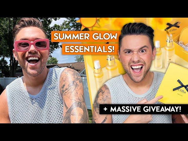 Summer Glow Makeup & Body Essentials! ️ + GIVEAWAY!